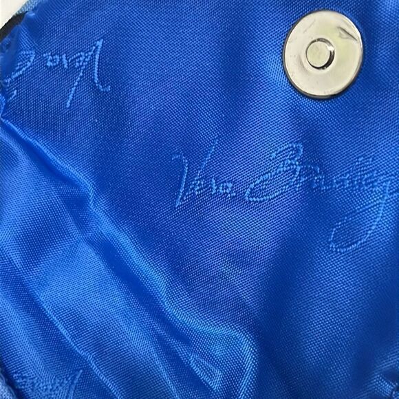 Vera Bradley Blue Bayou Cellphone Crossbody with Metal Braided Crossbody Strap - Picture 8 of 11